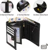 RFID Büffel Echt Leder Geldbörse Portemonnaie Herren mit Produktbild-Vorschau 5