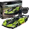 A product box for a remote-controlled toy car, with the car and its remote control displayed. Produktbild-Vorschau