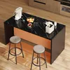 Isola da cucina Flieks con luci a LED, piano di lavoro Anteprima dell’immagine prodotto 5