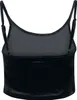 Urban Classics Top Damen Ladies Short Velvet Top schwarz XS Produktbild-Vorschau 2