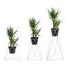 Dreieckiges stehendes Blumenbeet 40 cm weiß GLAMOUR Produktbild-Vorschau 8