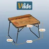 Vilde | Stolik campingowy składany - 40x40x30 cm - Podgląd zdjęcia produktu 5