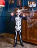 Traje de esqueleto sin mangas para niños, disfraz de Vista previa de la imagen del producto 3