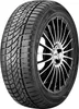 A close-up studio shot of a Hankook Kinergy 4S tire mounted on a black and silver alloy wheel. Produktbild-Vorschau