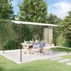 Tenda da sole crema 4x3 m 180 g/m² tessuto e acciaio Anteprima dell’immagine prodotto 9