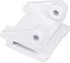 A white plastic washing machine door hook. Produktbild-Vorschau