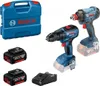 A collection of Bosch power tools and accessories laid out on a white background. Produktbild-Vorschau