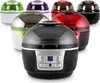 A collection of colorful air fryers against a white background. Produktbild-Vorschau