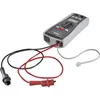 A digital multimeter with attached cables is shown against a white background. Produktbild-Vorschau