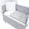 Baby-Delux Beistellbett Stillbett Babybett 90x40 weiß inkl. Produktbild-Vorschau 2
