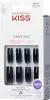KISS Gel Fantasy Press On Nails Jelly Gelée Black Long Náhľad obrázku produktu 5