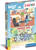Clementoni Legpuzzle Super Color Bluey, 2 x 60 Teile Produktbild-Vorschau 1