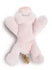 A pink plush toy pig with its head removed and a piece of twine attached to its rear. Produktbild-Vorschau