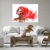 Bild auf Leinwand - Leinwandbild - frau modern - 100x70cm - Produktbild-Vorschau 6