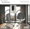 Fauteuil suspendu ANIKA avec cadre et coussin 160kg - gris Voir les images du produit 7