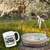 Frohe Ostern Kaffeebecher mit Blumen Motiv Osterhase Ei Produktbild-Vorschau 3