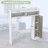 COSTWAY Szafka toaletowa łazienkowa szafka ścienna, stojak Podgląd zdjęcia produktu 7