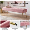 Duhome Zitbank met bekleding en knopen, schoenenbank van Productafbeelding-voorbeeld 6