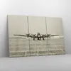 Bild auf Leinwand - Leinwandbild - 3 Teile - Flugzeug alt Produktbild-Vorschau 4