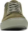 A close-up, front-facing view of a brown Timberland chukka boot with gray laces. Podgląd zdjęcia produktu
