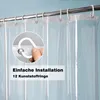 Duschvorhang Transparent 1 Stück, PEVA Badvorhang Produktbild-Vorschau 2
