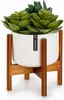 Fox & Fern Pflanzenständer mit Blumentopf, Stylischer Produktbild-Vorschau 1