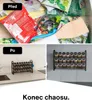 Sada 24ks - Deco Haus třípatrový kovový stojan na kořenky s Náhled obrázku produktu 6