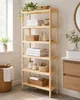 Étagère en bois à 6 tablettes, 213 x 60 x 33 cm, en pin Voir les images du produit 5
