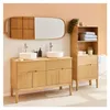 Meuble double-vasque 120 cm en chêne naturel ALASKA Voir les images du produit 5