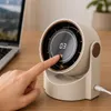 Stolní a nástěnný ventilátor, barva krémová, 5 rychlostí | Náhled obrázku produktu 5