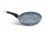 A single frying pan with a black handle against a white background. Produktbild-Vorschau