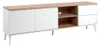 CALICOSY - Meuble TV 2 portes, 2 niches et 2 Voir les images du produit 5