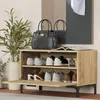 HOMCOM Garderobe Set, Garderobe mit Spiegel, Haken, Produktbild-Vorschau 9