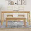 vidaXL Esstisch PANAMA 160x80x75 cm Massivholz Kiefer Produktbild-Vorschau 2