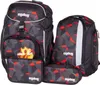 A set of school bags with a geometric pattern. Anteprima dell’immagine prodotto