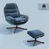 HOMCOM Relaxsessel mit Hocker Sessel Loungesessel mit Produktbild-Vorschau 3