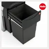 Hailo Tandem 3666741 Abfallsammler 2x15 L Vollauszug Produktbild-Vorschau 5