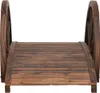 vidaXL Záhradný mostík s dizajnom kolies 99x50x38 cm Náhľad obrázku produktu 4
