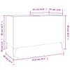 Plattenschrank Grau Sonoma 74,5x38x48 cm Holzwerkstoff Produktbild-Vorschau 7