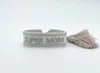 LS-LebenStil Canvas Statement Armband Super Mom Silber Grau Produktbild-Vorschau 2