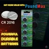 5x CR2016 PoundMax Lithium Knopfzellen 3v 5er-Blister Produktbild-Vorschau 5