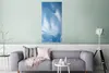 MuchoWow® Poster Blau - Acrylfarbe - Gestaltung 60x120 cm - Produktbild-Vorschau 5