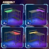 Bestier Gaming-Eckschreibtisch L-Form 106,5 cm - Produktbild-Vorschau 10