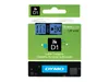 Schriftband D1 45016 schwarz/blau 12mmx7m DYMO Produktbild-Vorschau 21