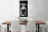 MuchoWow® Poster Tierprofil Labrador Hund in schwarz und Produktbild-Vorschau 2