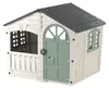 SNOWDRIFT Spielhaus aus Kunststoff, cremeweiß, 140x111x115 Produktbild-Vorschau 3