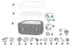 Bestway® Ersatzteil LED Wasserstrahldüse für LAY-Z-SPA® Produktbild-Vorschau 2