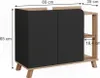 A product image of a cabinet with dimensions indicated. Anteprima dell’immagine prodotto