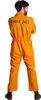 A person wearing an orange jumpsuit with "County Jail" printed on the back. Produktbild-Vorschau