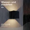 Calex Bari Wandleuchte, für Außen & Innen, warmweißes Up & Produktbild-Vorschau 4